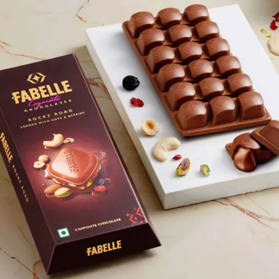 "ITC Kakatiya Rocky Road - Milk Chocolate Bar - Click here to View more details about this Product